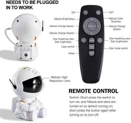 XO Astronaut Sky Projector