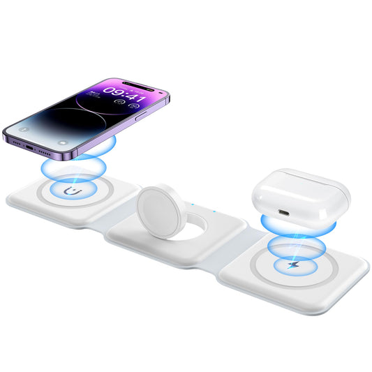 Foldable 3 in 1 Charging Station