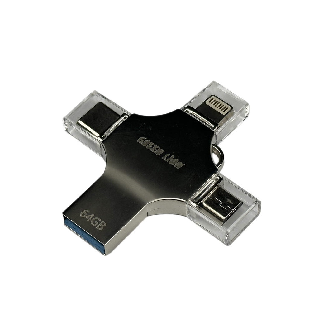 Green Lion 4-in-1 USB Flash Drive
