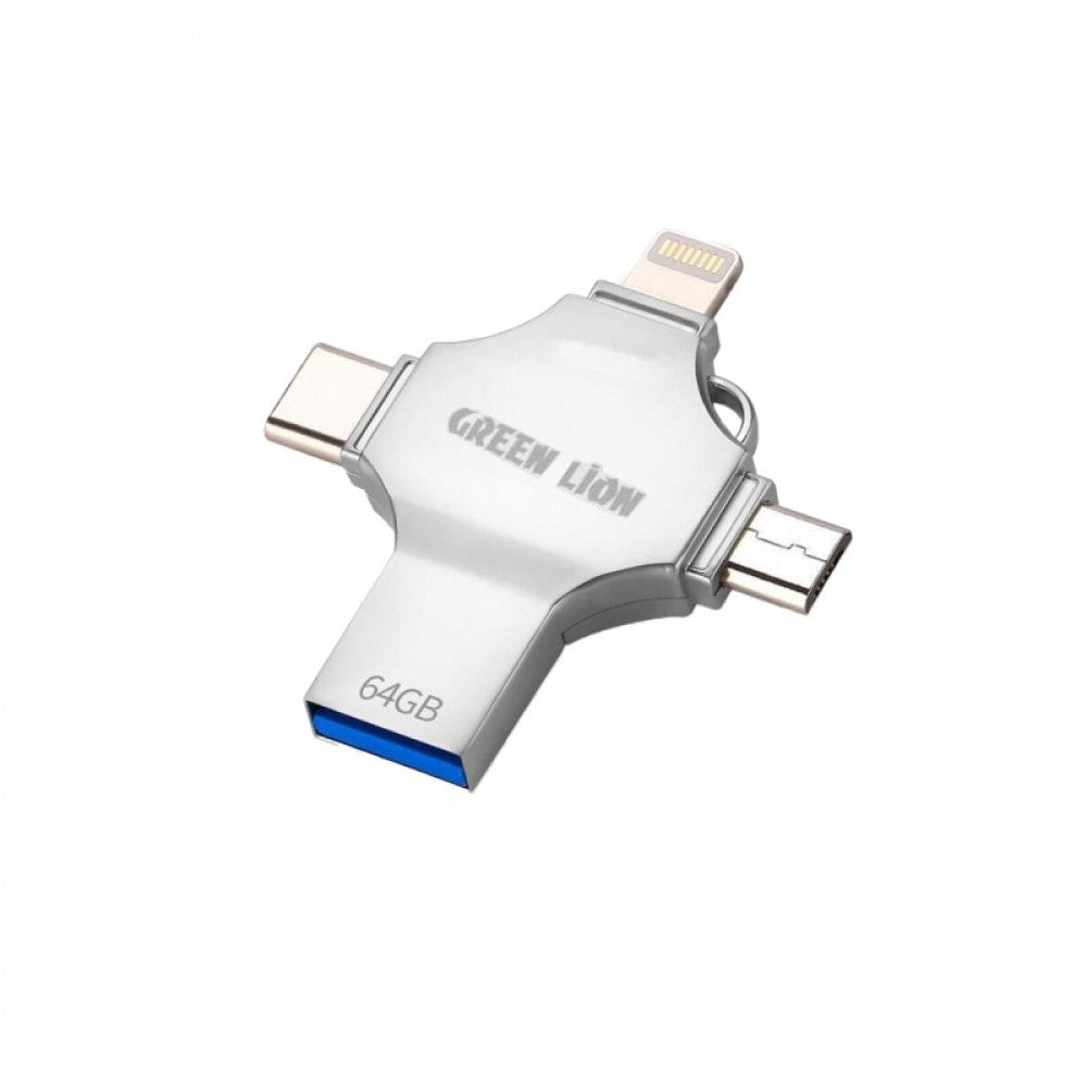 Green Lion 4-in-1 USB Flash Drive