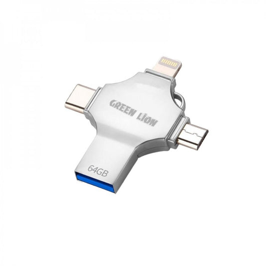 Green Lion 4-in-1 USB Flash Drive