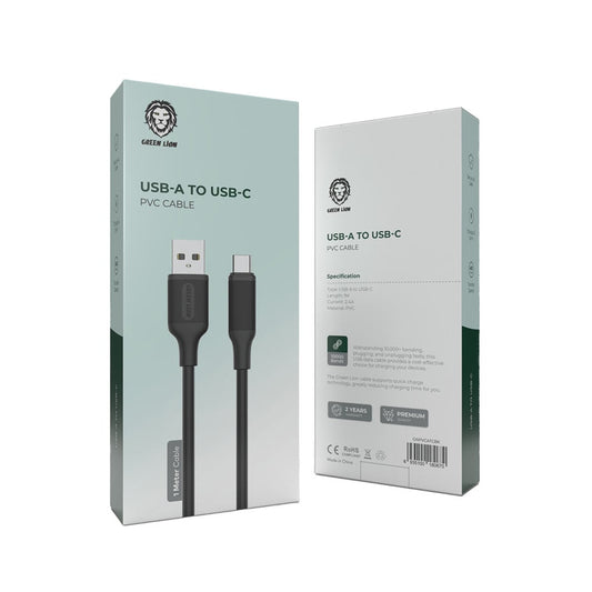 Green Lion USB-A TO Lightning PVC Cable 1M